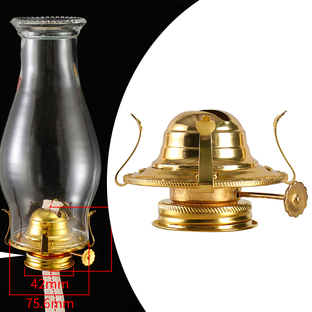 Outdoor Furniture Vintage - 1pcs Lamp Oil Burner With Wicks