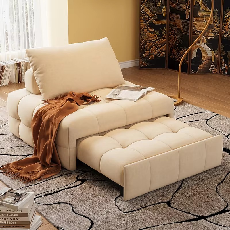 Outdoor Furniture Fabric - Cream Puff Style Fabric Sofa Multifunctional