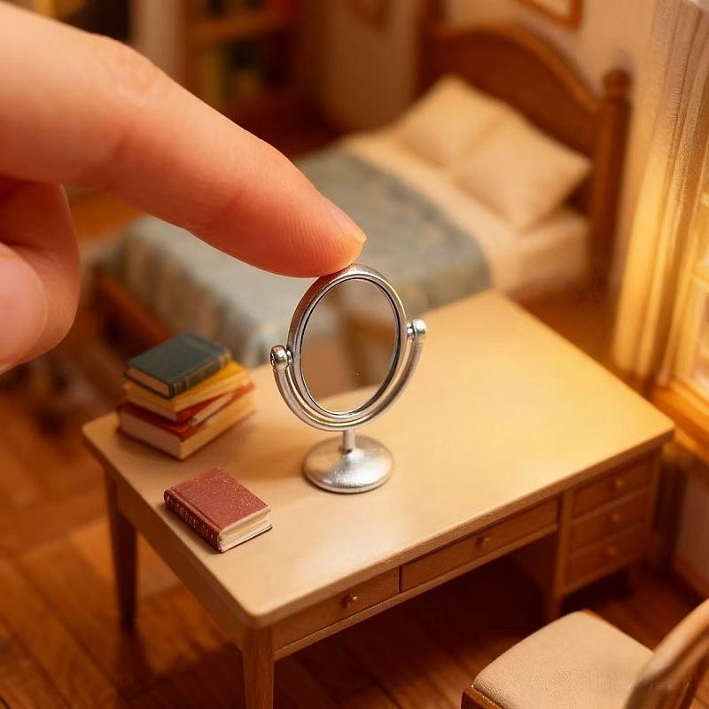 1Pcs Miniature Retro Mirror Dr - огляд і ціна Outdoor Furniture Vintage