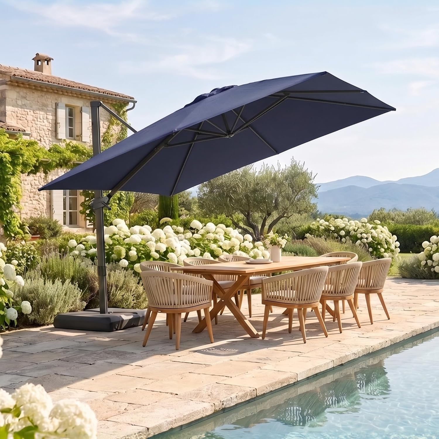 10x10ft Patio Offset Cantileve - огляд і ціна Outdoor Furniture Umbrella