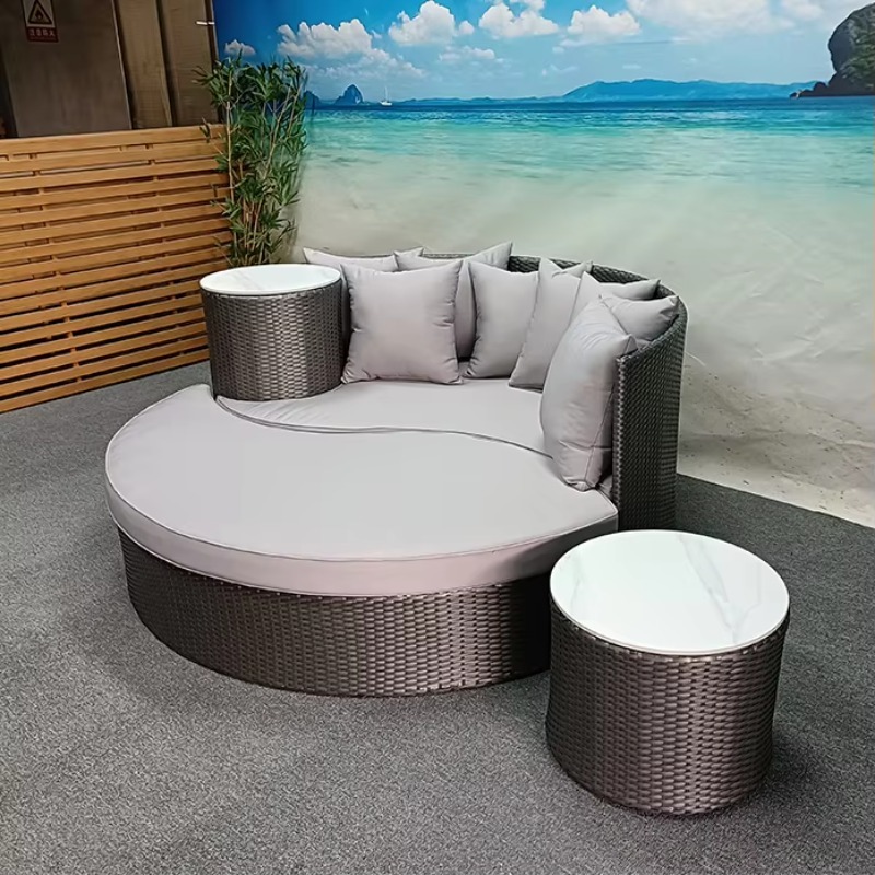 Factory Wholesale Raised Sun B - огляд і ціна Outdoor Daybed Furniture