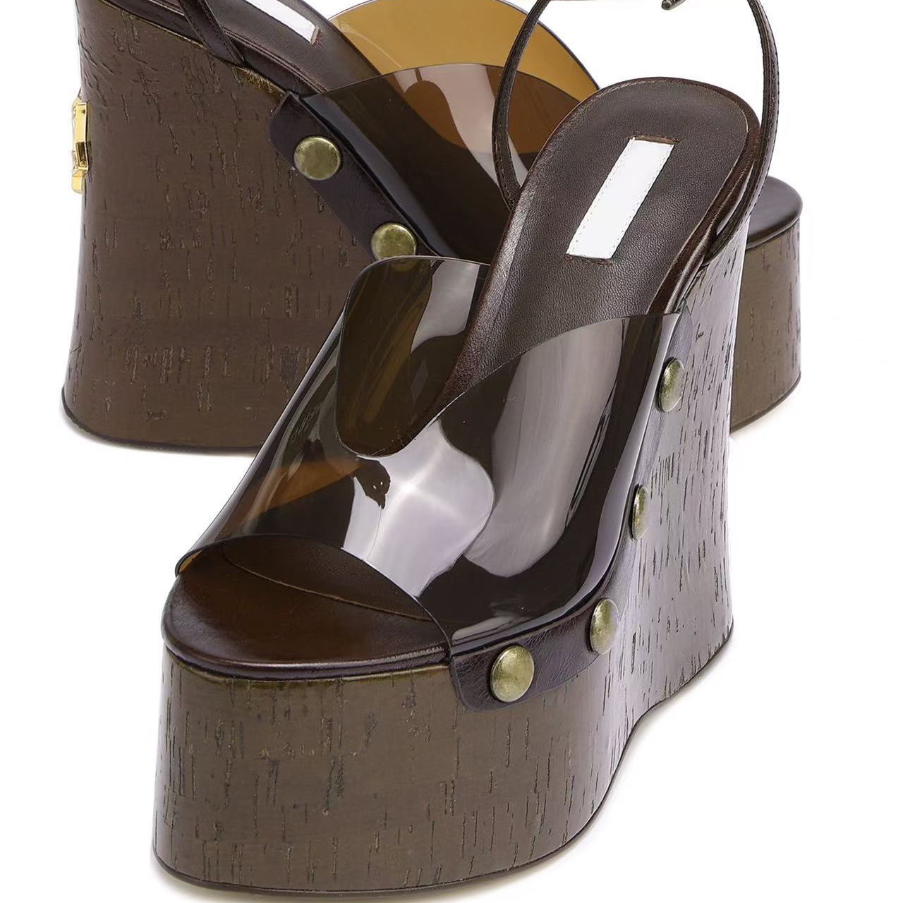 High-heeled 14 cm Thick-heeled - огляд і ціна Outdoor Furniture Wooden