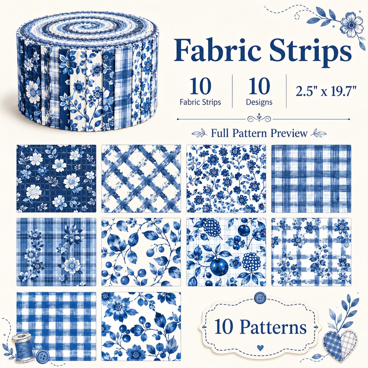 10pcs Vintage Floral Plaid Jel - огляд і ціна Outdoor Furniture Vintage