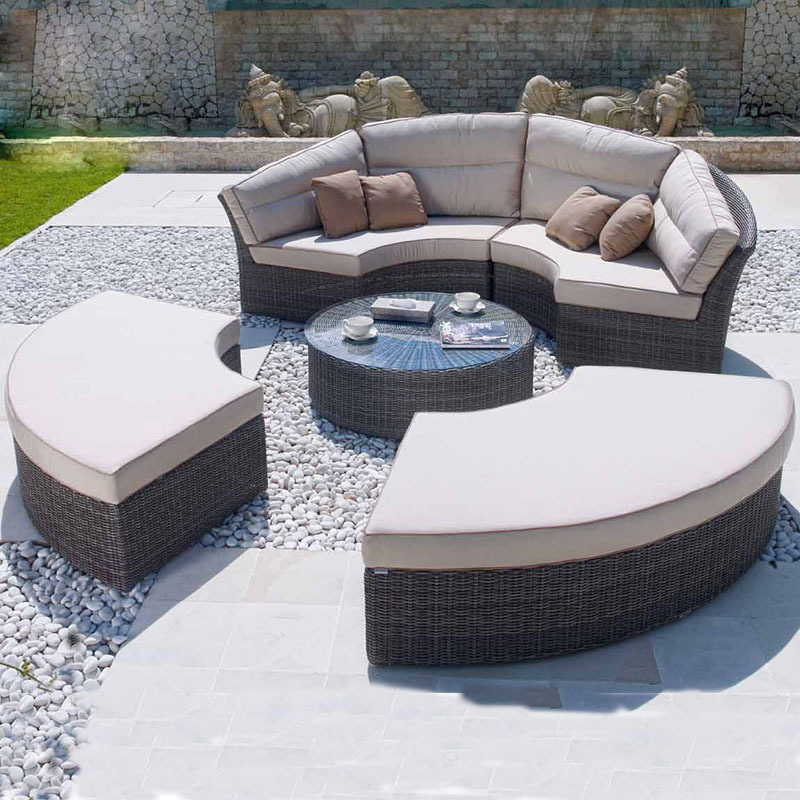 Outdoor Rattan Round Daybed So - огляд і ціна Outdoor Daybed Furniture